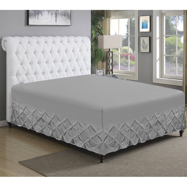 Rosdorf Park Devonshire 180 Thread Count Ruffled Bed Valance & Reviews Wayfair.co.uk